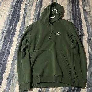 Plain green adidas jacket hoodie